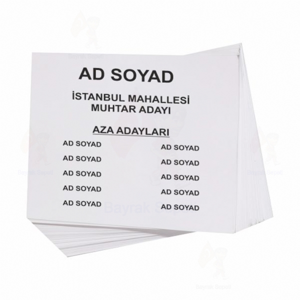 Oy Pusulası  2000 Adet