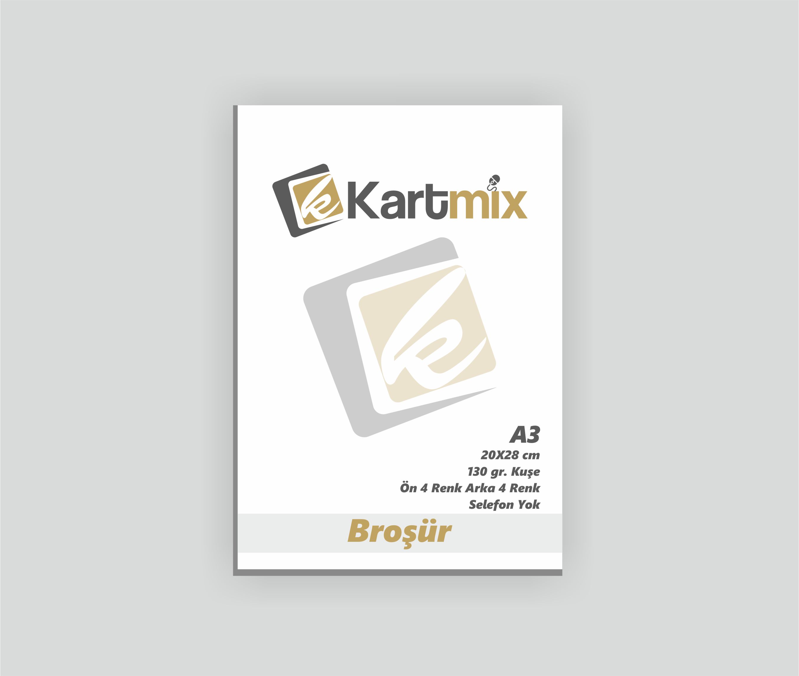 Broşür A3 Ebat 30x42 cm