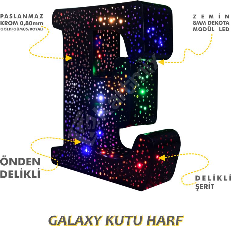 Galaxy Kutu Harf