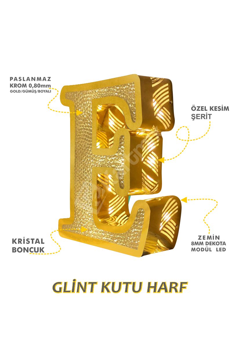 Glint Kutu Harf